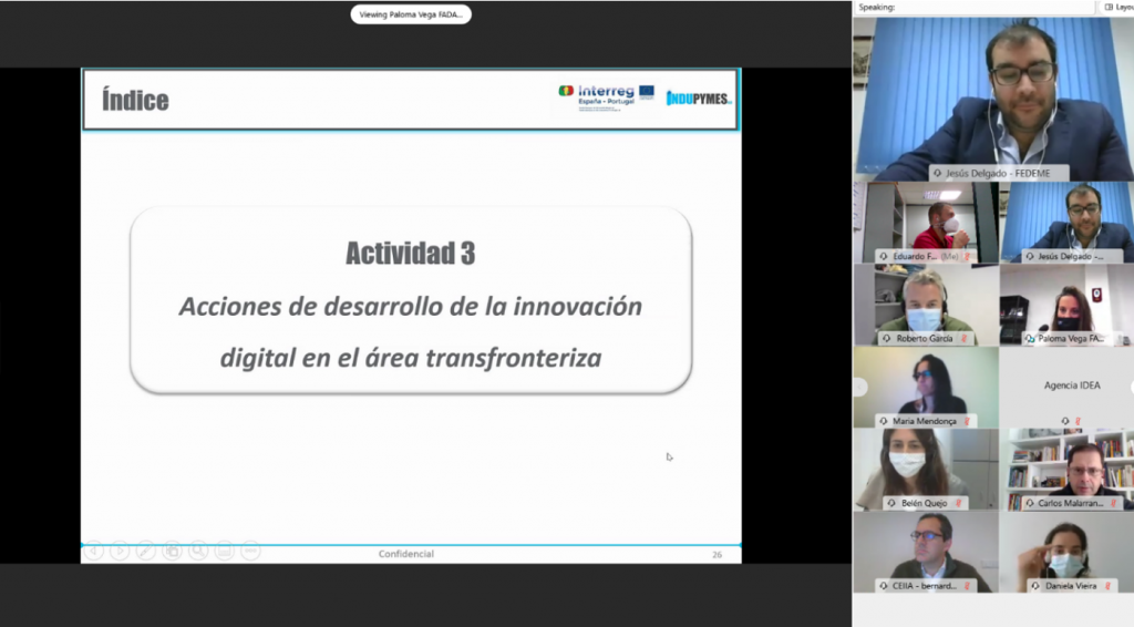 3ª Reunión de Coordinación del Comité de Dirección INDUPYMES 4.0